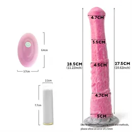 Sex Toys Masager Massager zabawki USB ładowalne elektryczne penis dla mężczyzn i kobiet w kształcie masturbacji Monster Anal Plug Wibratorka Cr86 Zv3W