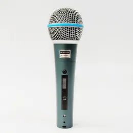 Microfoni Beta58a sm58s microfono portatile per karaoke con cavo per cantare la voce b-box microfono per l'insegnamento della chiesa con interruttore on-off 221114