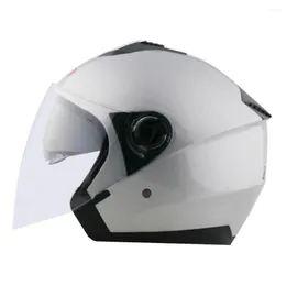 Capacetes de motocicleta 2022 Open Face Dual Lens Cafe Capacete Interior Sun Visor Safety Casco Moto Motoming Motorbike ABS para crianças