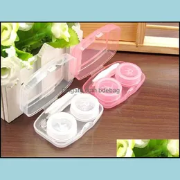 Outros artigos de lente de lente plástica portátil de lente plástica compacta mticolor caixas duplex conjuntas de cor pura pura.
