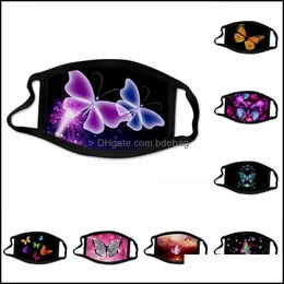 Designerskie maski rowerowe rower myjny mascarilla ochrona Earlop Woman Respirator Rich Kolory Maski ustne Składane dobrze wyglądające 2 dhkxv