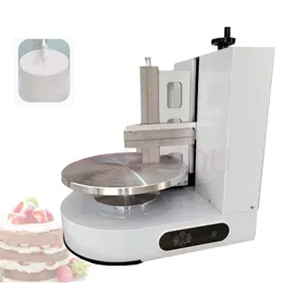 220V Yuvarlak Kek Kremi Yayılma Kaplama Dolgulu Makinesi Ekmek Krem Dekorasyon Söz konusu Düzeltme Makinesi