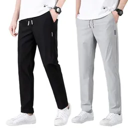 Men's Suits Casual Work Pant Elastic Athletic Joggings Training Track Running Pants