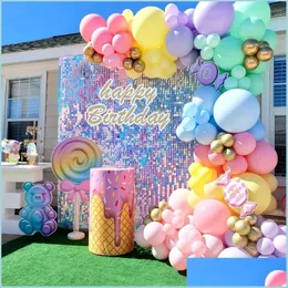Dekoracje świąteczne Dekoracje świąteczne qifu aron balony garland lateks balony arch architekt happy urodziny