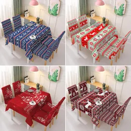Chaves de cadeira Toeira de mesa de Natal Capa de jantar elástica do festival Água do festival Taço de mesa de jantar para decoração de festa em casa
