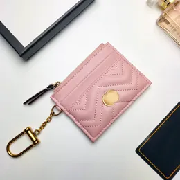 Marmont card holder Wallets Purses Genuine Leather Double G Luxury designer passport holders key pouch womens mens wallet wristlets keychain card pocket organizer