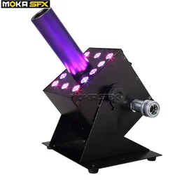 2pcslot RGB LED Co2 Jet Cannon Stage Lighting Effect Spray Jets DJ Equipment Electric DMX Control for Nightclubs8369889