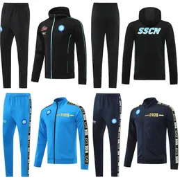 22 23 AE7 D10S Napoli trackSuit jacket soccer jersey Zielinski 2022 2023 SSC Naple long zipper set veste training suit uniform