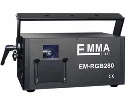 DMX 5 Watt RGB Lazer Projectorilda 5W RGB Lazer Işık 5000MW DJ Disco Club Bantları için Tam Renkli Lazer Aydınlatma8176882