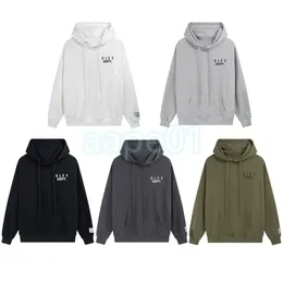 Fashion Brand Luxury Mens Hoodie Letter Print Long Sleeve Solid Sweater Autumn Crew Neck Pullover Womens Top Black White Grey Green