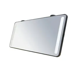 Araba Makyaj Aynası Güneş Vizörü LED Dolgu Işığı Beslemesi Dayanıklı Aksesuar Black5045468