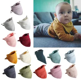 Haar-Accessoires 5 Stück Baby-Lätzchen zum Füttern, Sabbern, Speicheltuch, Dreieckstuch, Bandana, Lätzchen aus weicher Baumwolle, verstellbarer Druckknopf, Spucktuch