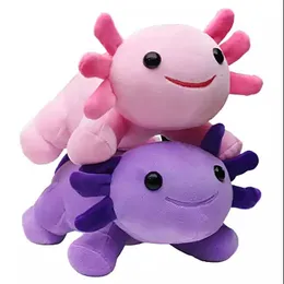30cm Cute Axolotl Christmas Toys Pink Peluche Peluche Cuddly Soft Plushies