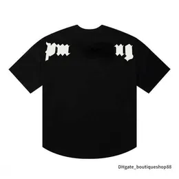 T-Shirt Designer-T-Shirt Palm-Shirts für Männer Junge Mädchen Schweiß-T-Shirts Drucken Bär Oversize Atmungsaktive Casual Angels T-Shirts Reine Baumwolle Größe S-XL pa