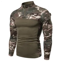 Mensjackor Taktisk utomhusjacka jaktkläder Autumn Windsectoat Coat Thermal Underwear Camouflage dragkedjor fleece pullover 221112