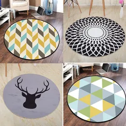 Carpets Round Nordic Geometric Carpet Rugs And For Home Living Room Area Rug Alfombras Para La Sala Moderna