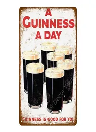 Guinness için iyi, size kuvvetli metal teneke işaretleri bira poster bar kulübü dekoratif plaka duvar dekor vintage plaque8214360