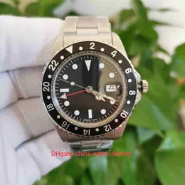 BP Maker v2 Mens Watch Antique 40 мм GMT 16710 16750 Vintage Black Dial Watch Oyster Bracelet Sapphire Asia 2813 Движение механические автоматические мужские наручные часы.