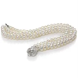 Perlenschmuck kaufen 5-5 5mm Akoya White Pearls Bracelet Giftbox 14K206i