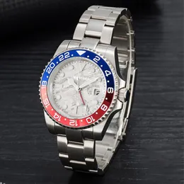 luxurywatchesスイスウォッチブラックメカニカルダイタイムクラシックスタイルステンレススチール41mmゴールドウォータープルーフラミナスサファイアセラミック腕時計dhgates