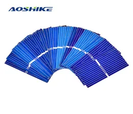 Aoshike 100pcs mnin 3919mm Painel solar para celular de célula solar DIY carregamento celular2522030