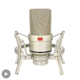 Microfones Professional Condenser Microfone Studio para PC Laptop Mic Karaoke Singing Streaming Wired Mikrofon Mike Sound Microphn 221114