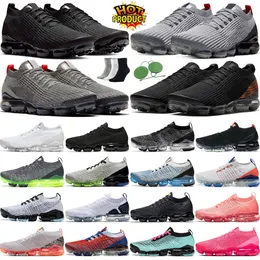 Koşu Ayakkabı Üçlü Black White 3.0 Sinek Örgü Oreo Gri Crimson Pure Platin South Beach ABD Zebra Gunsmoke Volt Lazer Altın Erkek Kadın Trainer Sneaker Sports