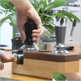 Tampers 51/53/58 mm skalibrowane manipulowanie ciśnieniem na kawę i espresso 304 ze stali nierdzewnej ze sprężyną 38ly D3 Drop dostawa do domu gar dhltk