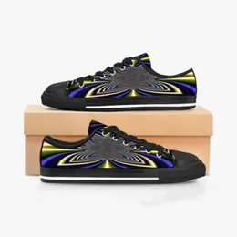 Mens Stitch Shoes Sneakers personalizados de tinta manual Canvas Mulher Moda Treinadores de corrida de caminhada baixa respirável