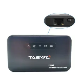 Маршрутизаторы E5885 Pocket Wi -Fi 300 Мбит / с 4G SIM -карта Слот RJ45 LAN MINI CPE 2600MAH Батарея Wi -Fi Spot Modem 221114