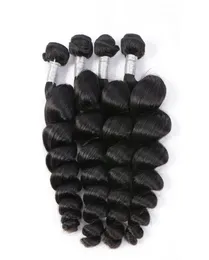 Mostrar moderno ondas soltas brasileiras Virign Hair Pacotes Human Hair Extensions Natural preto não processado pacote 9700392