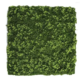 Dekorativa blommor 40 cm Micro Landscape Hang Wall Artificial Moss Grass Plant Lawn Home 2022