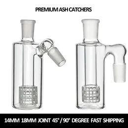 Único cachimbo de água bong ash 14mm 18mm 45/90 graus masculino tigela matriz borbulhador plataforma de óleo cachimbo para fumar