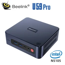 Beelink U59 Pro Windows 11 Mini PC Intel 11th Gen N5105 Processor 8GB 256GB M.2 SATA SSD 2.9 GHz BT 4.0 WIFI 5 Gamer