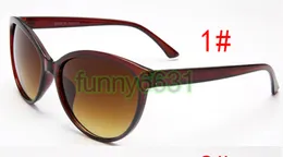 SOMMER Frau MODE Cat-Eye-Sonnenbrille Strandbrille Damen Fahrbrille Radfahren Sport Outdoor Sonnenbrille Fahren 6 Farben Adumbral