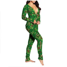 Christmas Onesie Womens: Festive Adult Pajamas with Butt Flap