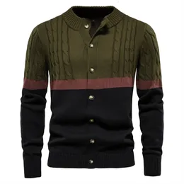 Mens Sweaters Autumn Winter Fashion Cardigans Warm Thick Sweater Man Cotton High Quality Cardigan Men 221115