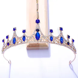 Kristall Strass Tiaras Kronen Hochzeit Haarschmuck Farbe Braut Prinzessin Frauen Kopfschmuck