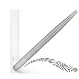 100 pezzi d'argento Professional Makeup Pen permanente Penna 3D RACNALIZZAZIONE MANUALE PENO TATTOO TATTOO Microblade 2999