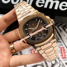 Yeni sürüm en iyi erkekler izle 40mm 5990 1a-001 Tarih Paslanmaz Çelik Asya Şeffaf Kuvars Hareket Moda Erkekler İzle219U