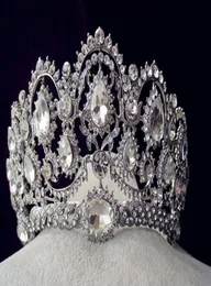 2020 웨딩 Quinceanera Tiaras와 Crowns Pageant Rhinestone Crown 5661279를위한 빈티지 공작 Crystal Tiara Bridal Hair Accessories