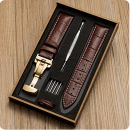 Genuine leather Designer watch bands with box cowhide Watchs accessories no34