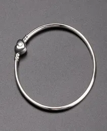 Luxus modische Frauen Silberarmband Armband Liebe Herzarmband f￼r Pandora Charm European Perlen Armband mit Originalbox Jewel2201394