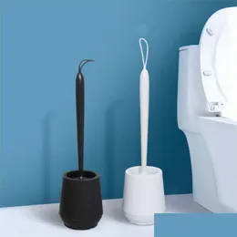 Temizlik Fırçaları TPR Tuvalet Fırçası Temizlik Duvarlı Sile Uzun Saplı Ev Zemin Banyo Alet Aksesuarları 220511 Bırak dhxj6