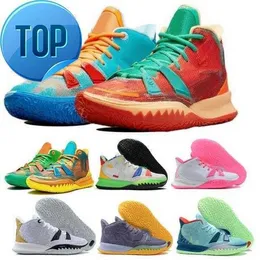 TOP kyrie 7 7s Мужская баскетбольная обувь Visions Room Fire Air and Earth Water Concepts Horus Final Rings Icons Of Sport 2022 Fashion Trainers