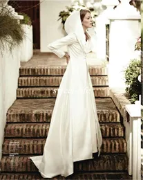 أنيقة أبيض العاج الثلج سترات الزفاف معاطف مع أزرار الأكمام الطويلة طول الكلمة مخصصة معاطف رخيصة لحفل الزفاف BR6120896