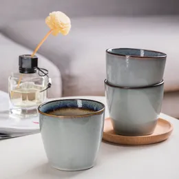 Mugs Japanese ceramic tea cup el tableware el commercial soup bowl mug special coffee cup eco friendly 221114