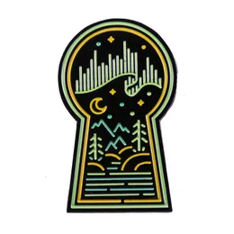 Night View Stuff -Abzeichen mit Anime Emaille Pin Broschen Bag Sapel Pin Abzeichen auf Rucksack Dekorativ Schmuck Geschenk S1000