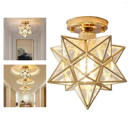 Ceiling Lights Indoor Lighting Flush Mount Lamps Dining Room PVC Nordic Style Star Shape Light
