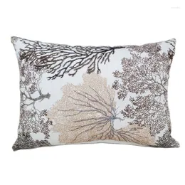 Pillow 3D Digital Printing Pillowcase Decorative High Quality Chenille Lumbar Cover Waist